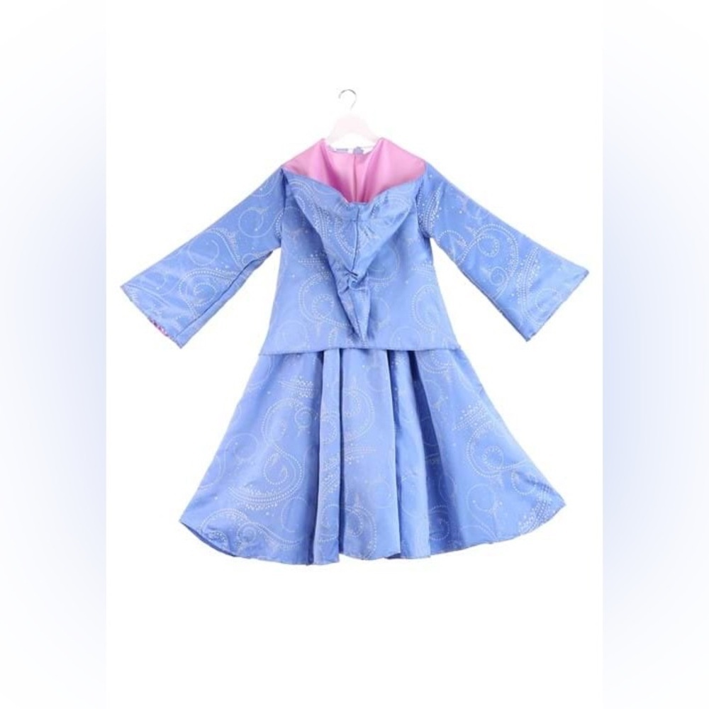 Disney Cinderella fairy  2 piece hooded Godmother custome - Picture 3 of 16